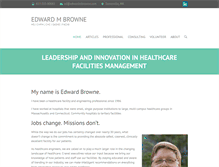 Tablet Screenshot of edwardmbrowne.com